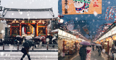Tokyo đẹp ‘nghẹt thở’ trong màn tuyết giá buốt