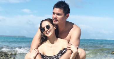 Vợ chồng mỹ nhân đẹp nhất Philippines trốn con đi hẹn hò dịp Valentine