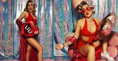 Miley Cyrus quay loạt clip khoe chân dài, eo thon gợi cảm dành tặng Liam