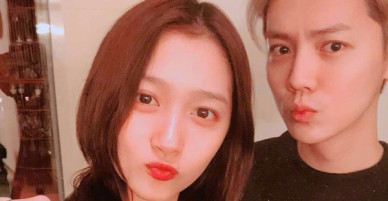 Hoá ra đây mới chính là Valentine đầu tiên của cặp đôi 9X hot hit Luhan - Quan Hiểu Đồng