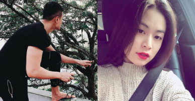 Vĩnh Thụy đón Tết cùng Hoàng Thùy Linh ở quê