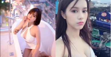 Dàn mỹ nhân siêu vòng một làm bồi bàn “náo loạn” nhà hàng