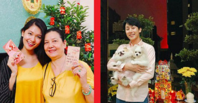 Sao Việt quây quần bên gia đình, nô nức gửi lời chúc tụng giữa thời khắc giao thời đón Xuân Mậu Tuất