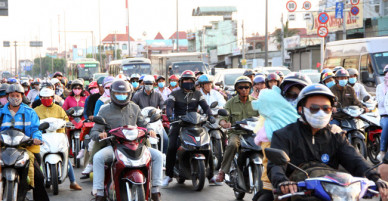 Các cửa ngõ TP Hồ Chí Minh thông thoáng trong chiều ngày nghỉ Tết cuối cùng