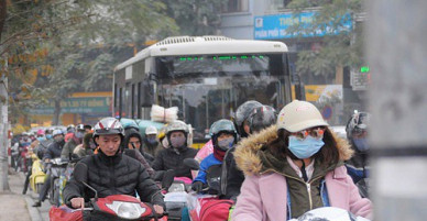 Ngày đầu đi làm, Bắc Bộ đón gió mùa đông bắc, Hà Nội còn 14 độ C