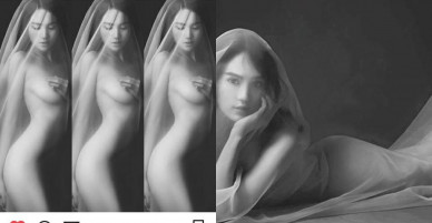 ‘Nóng bỏng mắt’ trước loạt ảnh nude gợi cảm của Ngọc Trinh ngày đầu năm mới