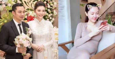 Không còn úp mở, nữ hoàng sắc đẹp Ngọc Duyên gây chú ý khi khoe bụng bầu lớn
