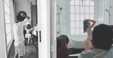 Đâu phải lần đầu Ngọc Trinh chụp ảnh nude “đốt mắt” đấng mày râu