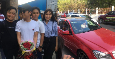 Nhã Phương bịt khẩu trang kín mít, tránh né khi bị bắt gặp xuất hiện cùng Trường Giang
