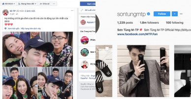 Rất hiếm đăng hình lên Facebook, nhưng mỗi lần xuất hiện là Sơn Tùng cùng em trai ’soái ca’ lại gây sốt!