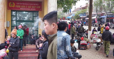 Lạng Sơn: Người dân ùn ùn làm giấy thông hành sang TQ sau Tết