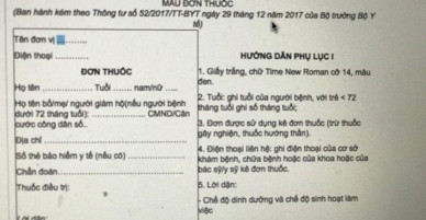 Bác sĩ nêu lợi ích kê đơn thuốc có số chứng minh nhân dân của bố hoặc mẹ