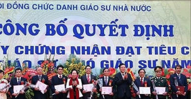 Xét danh hiệu giáo sư, phó giáo sư: Sẽ công khai hồ sơ và kết quả bỏ phiếu
