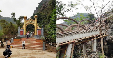 Cận cảnh công trình “khủng” trái phép trong di sản thế giới Tràng An