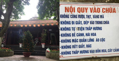 Tiết lộ bất ngờ về ngôi chùa không có hòm công đức ở Bắc Ninh