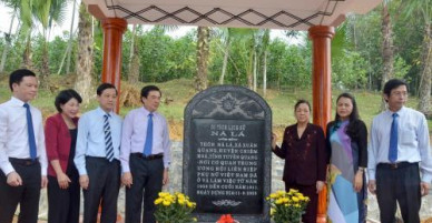 Khánh thành Nhà bia di tích lịch sử Hội Liên hiệp phụ nữ Việt Nam