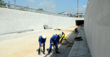 Cận cảnh hầm chui An Sương chuẩn bị đưa vào hoạt động
