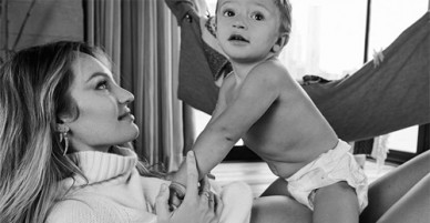 Thiên thần nội y Candice khoe ảnh bụng bầu con thứ hai