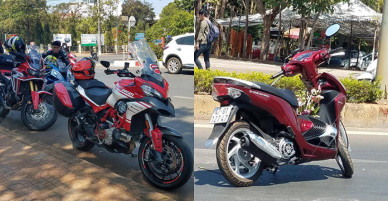 Ngày 8.3, mô tô phân khối lớn đâm gãy chân 1 phụ nữ rồi bỏ chạy