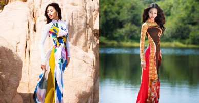 Khả Trang cùng dàn mẫu diện áo dài tôn vinh vẻ đẹp phụ nữ Việt