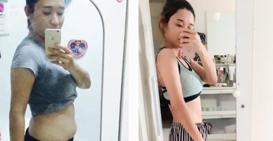Chia tay bạn trai, cô gái giảm 13kg nhờ tập gym và kiên quyết nói không dù được bao ăn!