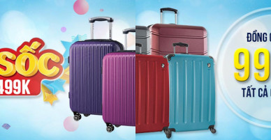 Chỉ từ 499.000Đ – Vali du lịch siêu bền, siêu đẹp