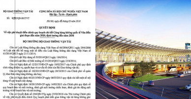 Công bố điều chỉnh quy hoạch Cảng hàng không quốc tế Vân Đồn