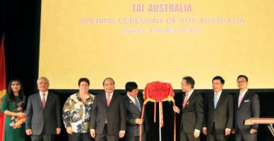 Thủ tướng Nguyễn Xuân Phúc dự Lễ khai trương cơ quan thường trú Đài TNVN tại Australia