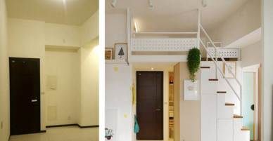 Căn hộ 33 m2 như rộng gấp đôi sau khi sửa