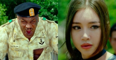 Elly Trần tái mặt khi bị võ sĩ quyền Anh Mike Tyson hù dọa trong phim