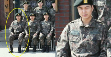Bức ảnh đầu tiên của Lee Min Ho trong trang phục lính: Mặt mộc tròn trịa nhưng khí chất không thể đùa được