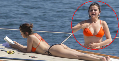 Selena Gomez nóng bỏng tắm nắng trên du thuyền ở Sydney