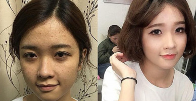 Chùm ảnh: Khoảng cách xa nhất trên đời này là mặt mộc và sau make up của chị em