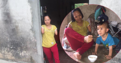 Niềm hạnh phúc có đứa con để nương tựa tuổi già của người mẹ cụt tay