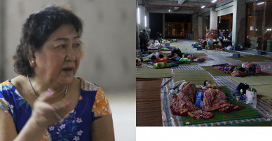 Đêm không nhà của những người thoát khỏi đám cháy chung cư Carina