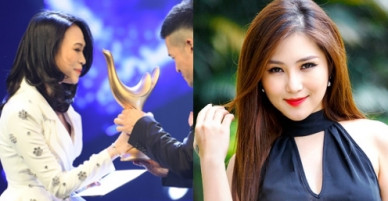 Hương Tràm cảm ơn Mỹ Tâm vì nhận giải thưởng thay cho Em gái mưa