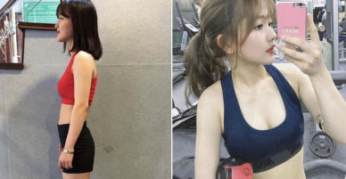 Cô nàng cao 1m50 từng bị chê lép lột xác sexy, ai xem hình cũng choáng