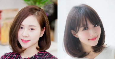 3 kiểu tóc phù hợp với khuôn mặt vuông, cắt là thon gọn, chuẩn V-line ngay