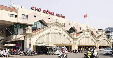 Hà Nội xin ý kiến xây dựng chợ Đồng Xuân thành khu trung tâm thương mại