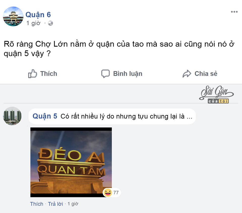 Facebook, người Sài Gòn, Sài Gòn có bao nhiêu quận, Tin8