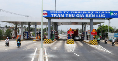 Dự án BOT đầu tiên của Long An sắp thu phí