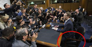 Giữa scandal Facebook đang sốt dẻo, cư dân mạng chỉ quan tâm xem Mark Zuckerberg ngồi lên cái gì trong phòng điều trần