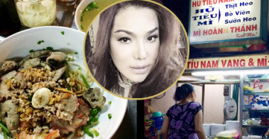 Quán mì khô, hủ tíu yêu thích của Cindy Thái Tài ở chợ Gò Vấp