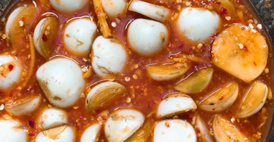 Cà pháo muối xổi ăn cùng cơm