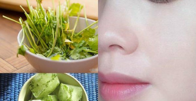 Ra chợ mua nắm rau này rồi để đông đá, chà đến đâu da bật tone tới đó, nám chi chít cũng bay sạch mà không tốn tiền đi spa