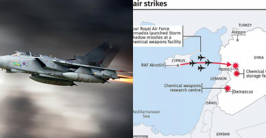 Khám phá loại vũ khí Anh dùng dội mưa lửa vào Syria