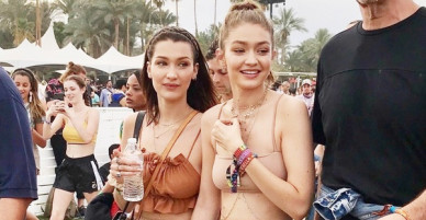 Cả chị lẫn em vừa đẹp vừa sexy, Gigi và Bella Hadid làm trái tim mọi chàng trai loạn nhịp tại Coachella