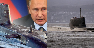 Tàu ngầm Anh bị Nga truy đuổi ngay trước vụ tấn công Syria