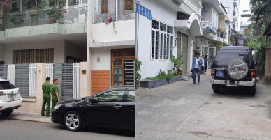 Công an có mặt tại nhà ông Trần Văn Minh, ông Văn Hữu Chiến