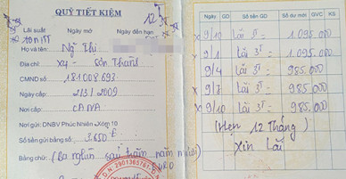 Tiệm vàng mở sổ tiết kiệm trái phép, lừa người dân gửi tiền